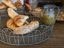 Load image into Gallery viewer, Small Round Wire Tray with handles