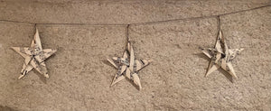 Handmade Manuscript Origami Star Garland