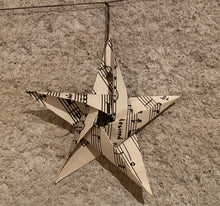 Load image into Gallery viewer, Handmade Manuscript Origami Star Garland