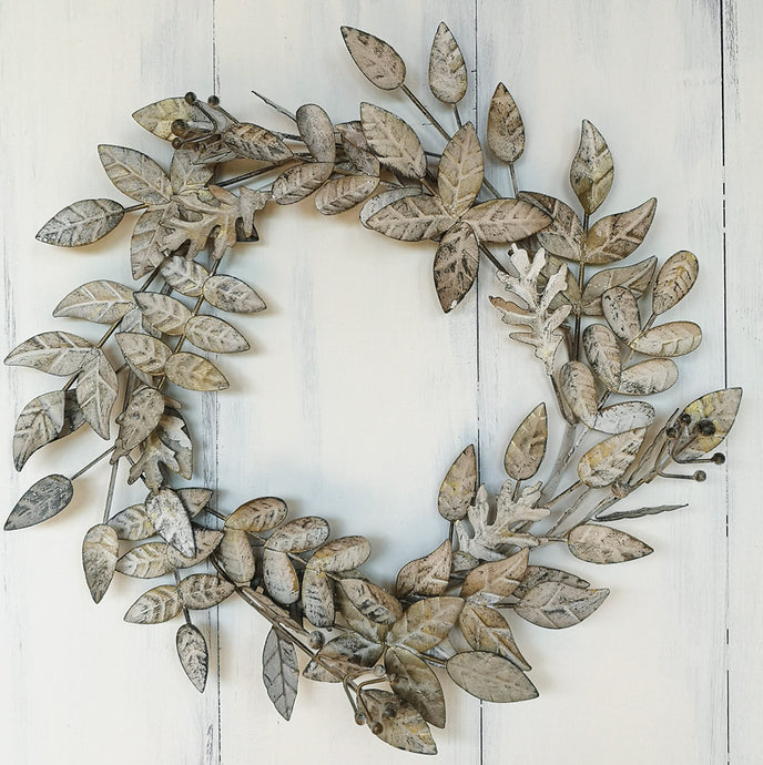 Vintage Wreath of Leaves