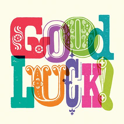 GOOD LUCK CARD - GOOD LUCK!