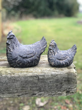 Load image into Gallery viewer, Small Bronze Finish Hen