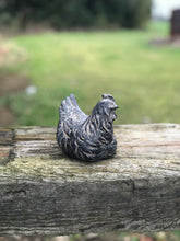 Load image into Gallery viewer, Small Bronze Finish Hen