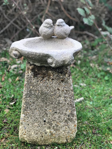 Stone Effect Birdbath