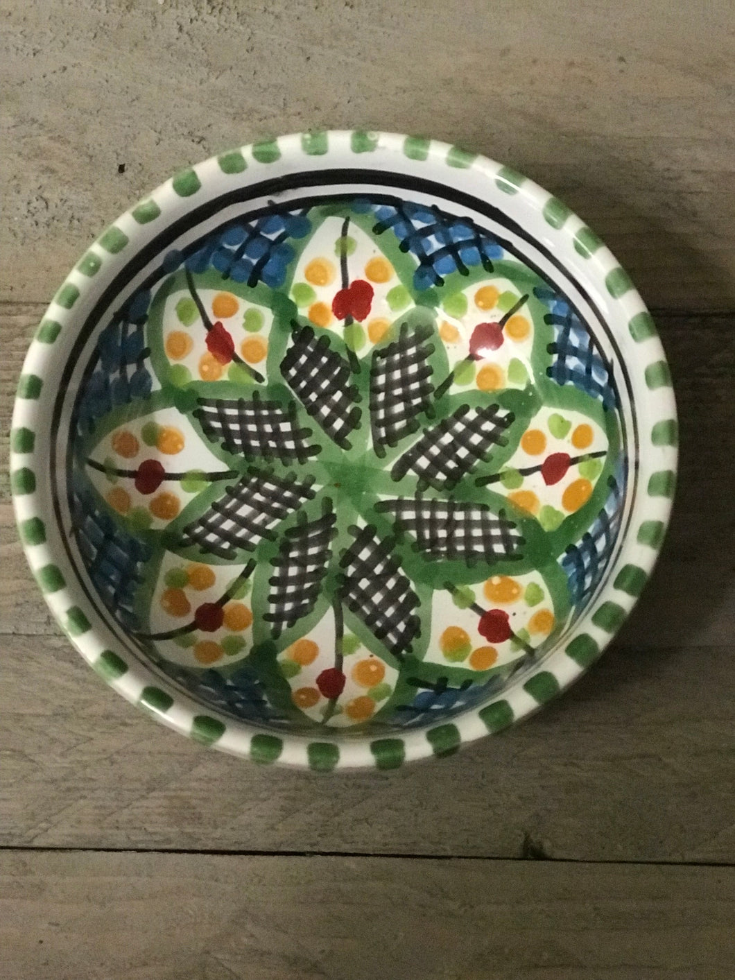 Pretty Handpainted Dipping Dish